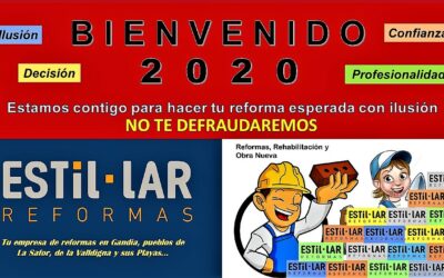 ¡ BIENVENIDO 2020 ! ¿Emprendemos este año tu Obra de Reforma? ¡ DECÍDETE !