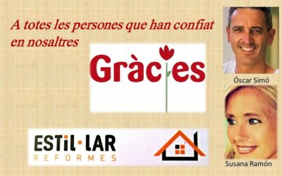 VOLEM DONAR LES GRACIES A TOTES LES PERSONES QUE HAN CONFIAT EN NOSALTRES