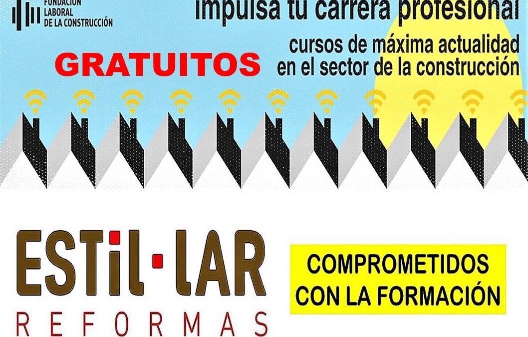 Cursos gratuitos sector construcción y reformas