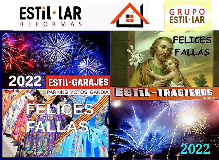 GRUPO ESTIL-LAR OS DESEAMOS UNAS FELICES FALLAS 2022